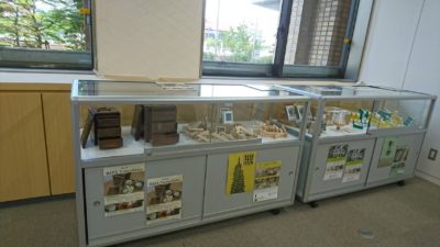 徳島県庁1F すだちくんテラスに徳島発ウッドデザイン賞製品展示!
