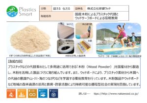環境省のプラスチック・スマートのサイトに那賀ウッドの取組を掲載頂きました！