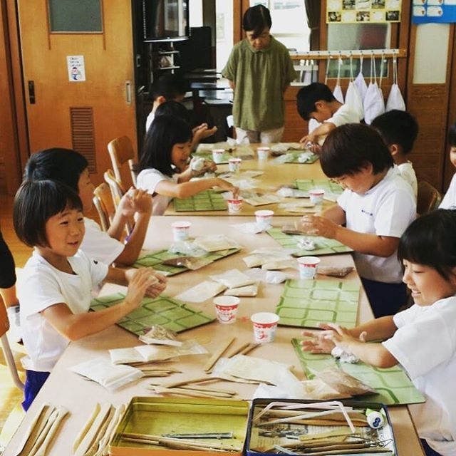 相生小学校出前授業 木粉ねんどでのものづくり